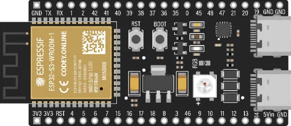 ESP32-S3 N16R8 development board