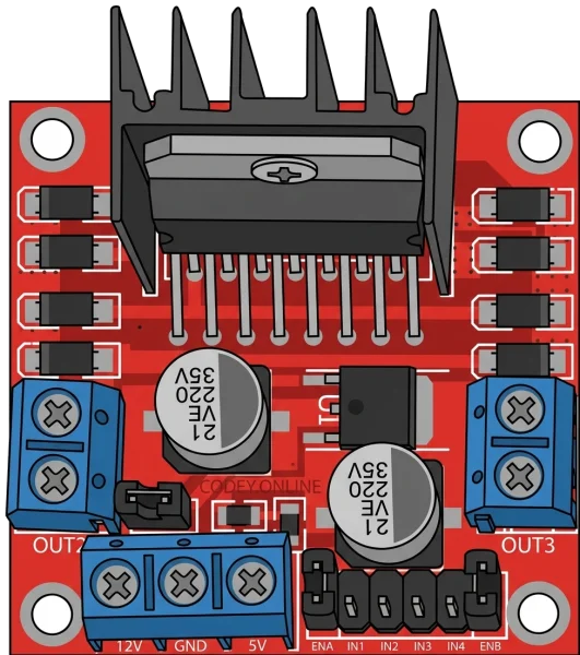 L298N Motor Driver Board