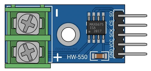 MAX6675 thermocouple module