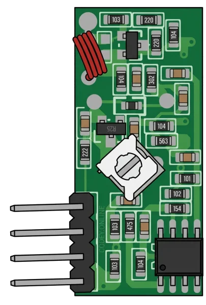 RF 433Mhz Receiver Module MX-5V